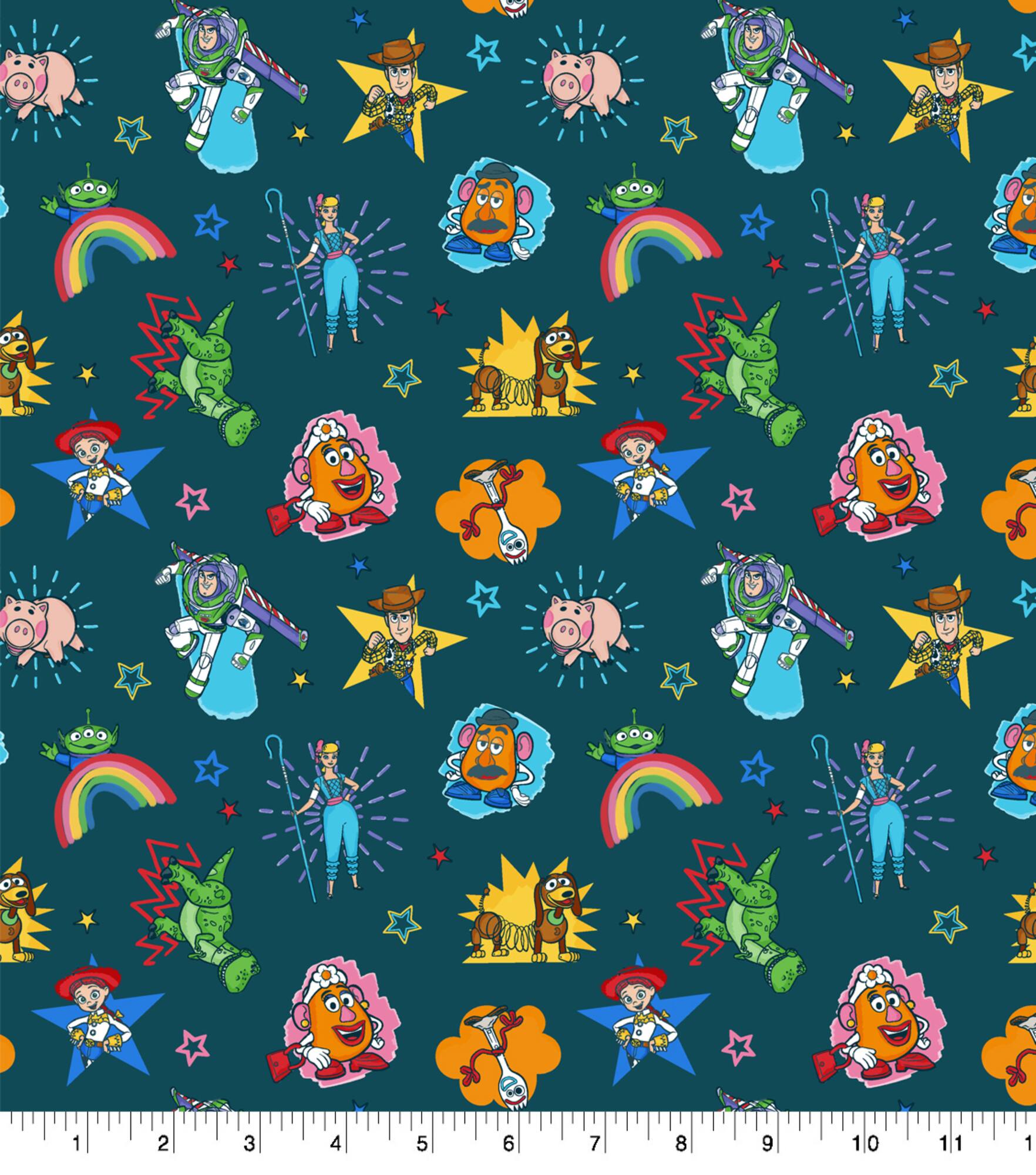 Disney Pixar Toy Story All Star Cotton Fabric